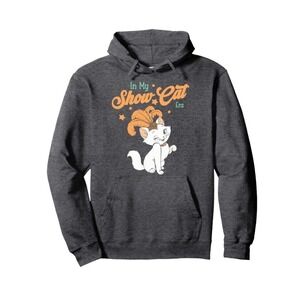 NWT In My Showcat Era Retro Graphic Pullover Hoodie Dark Gray 2XL